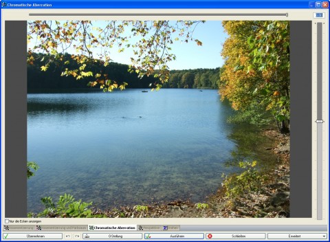 FixFoto 3.0 - Korrektur von chromatischen Aberrationen